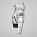 Goldbergh womens Bombardino Ski Jacket in Silver (Silver) - side. AI-generated from manufacturer imagery.