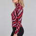 Goldbergh womens Chesu Pully (Spiral Chess Red) - model side. AI-generated from manufacturer imagery.