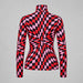 Goldbergh womens Chesu Pully (Spiral Chess Red) - back. AI-generated from manufacturer imagery.