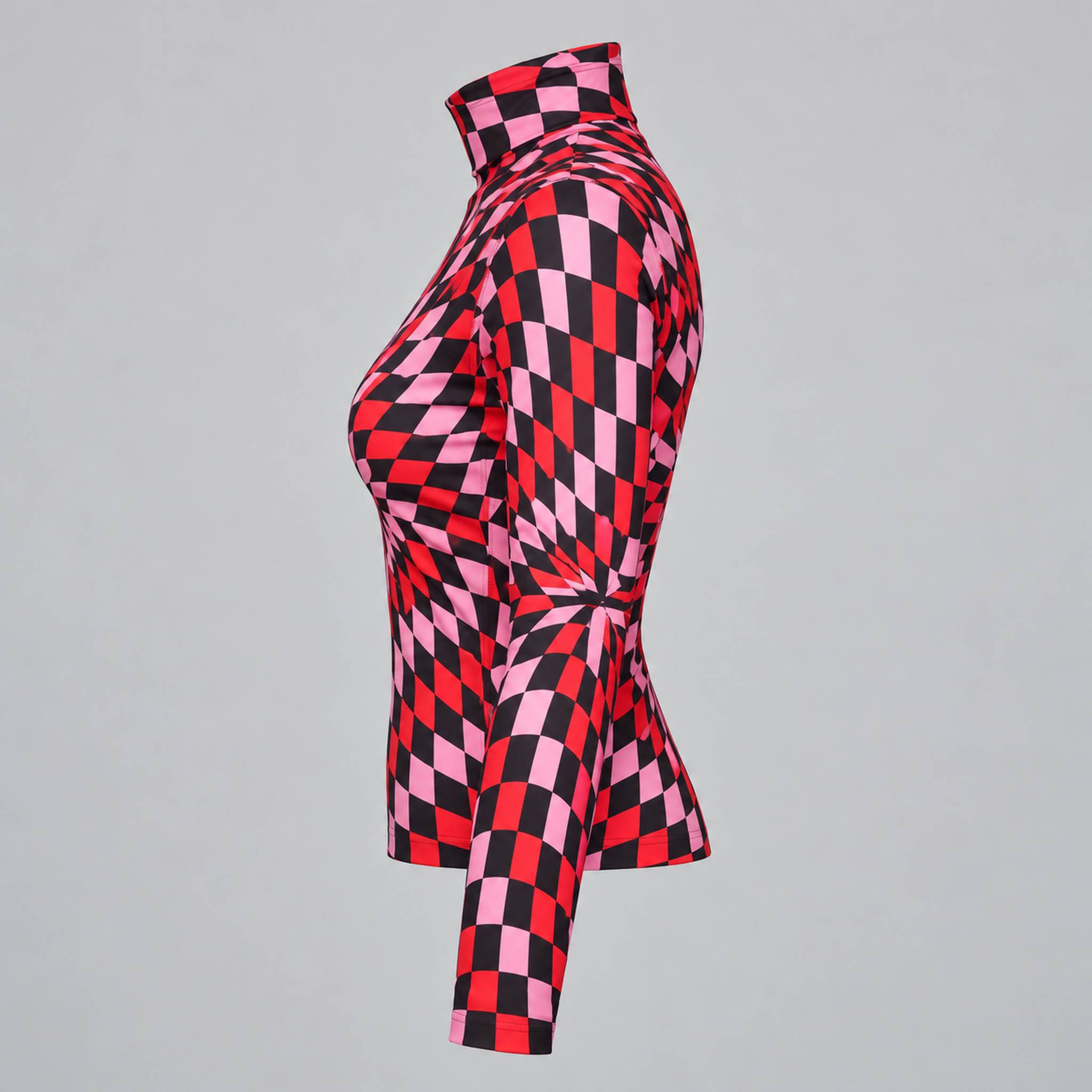 Goldbergh womens Chesu Pully (Spiral Chess Red) - side. AI-generated from manufacturer imagery.