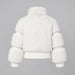 Goldbergh women's Furry Ski Jacket in White – back view. AI-generated from manufacturer imagery.