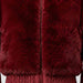 Goldbergh women's Furry Ski Jacket in Vino Rosso – feature detail view. AI-generated from manufacturer imagery.
