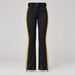 Goldbergh womens Golden Edge Ski Pants in Black (Black) - front. AI-generated from manufacturer imagery.