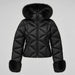 Goldbergh womens Harumi Ski Jacket in Black (Black) - front. AI-generated from manufacturer imagery.