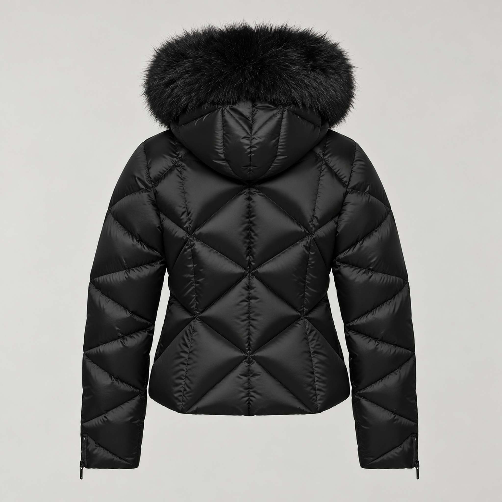 Goldbergh womens Harumi Ski Jacket in Black (Black) - back. AI-generated from manufacturer imagery.