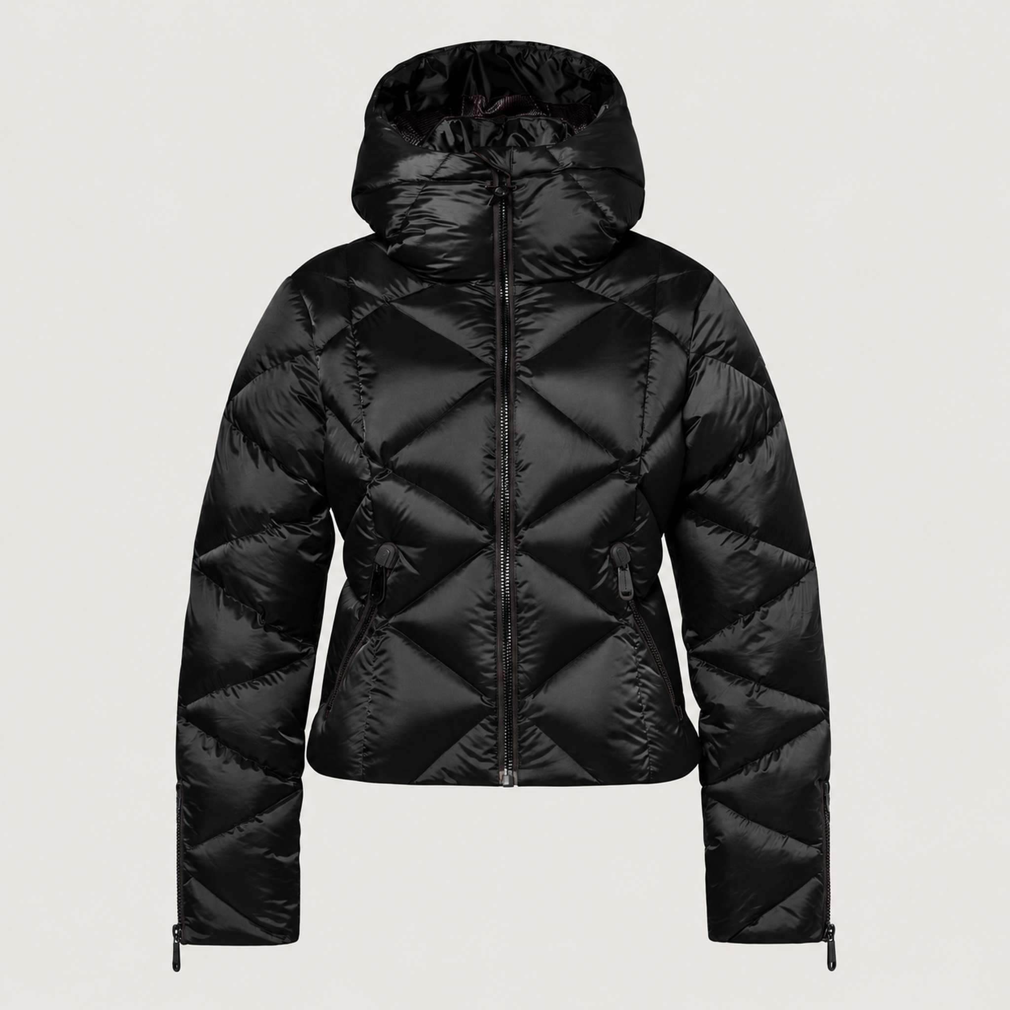 Goldbergh women's Harumi Ski Jacket in Black – front view. AI-generated from manufacturer imagery.