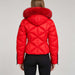 Goldbergh womens Harumi Ski Jacket in Flame Red (Flame) - model back. AI-generated from manufacturer imagery.