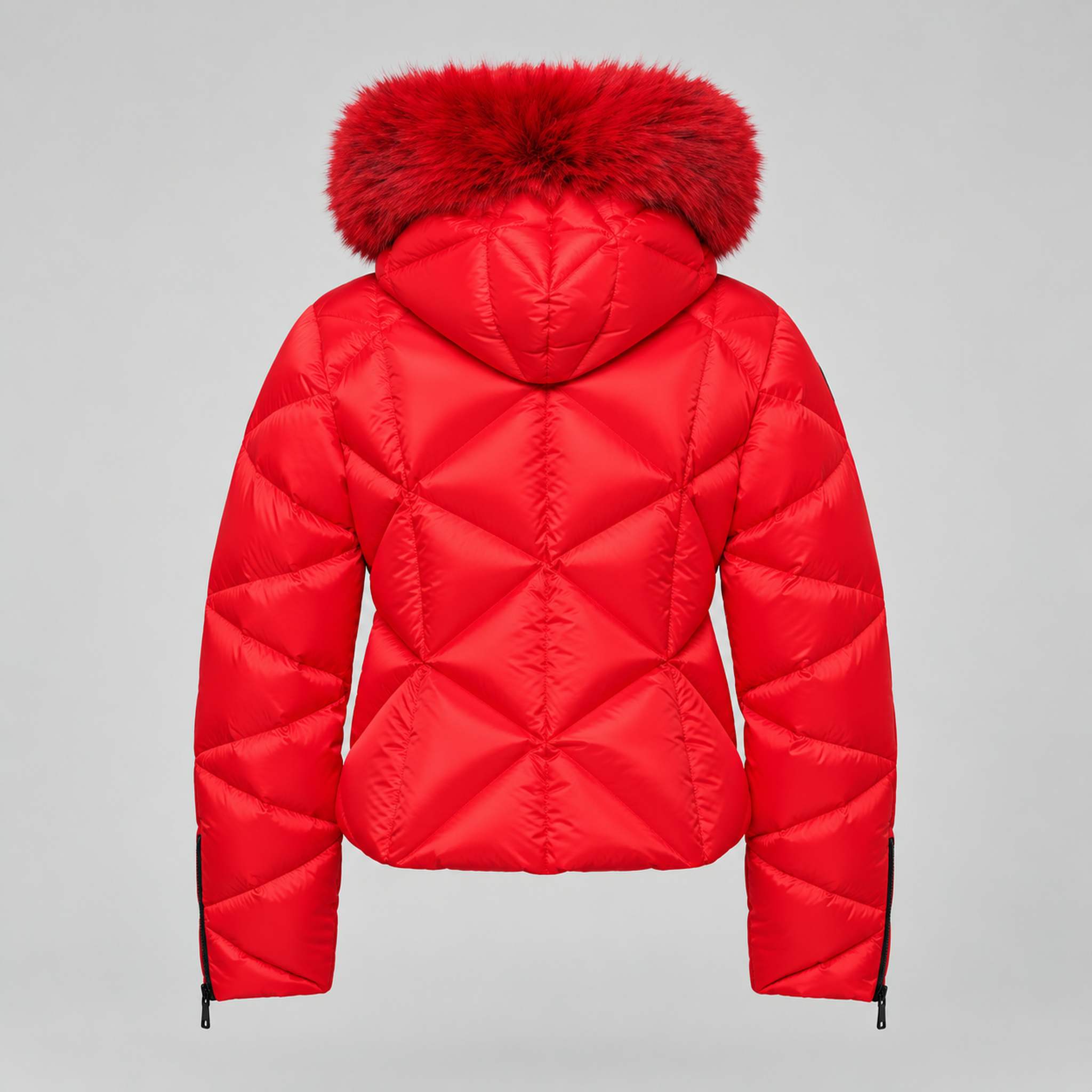 Goldbergh womens Harumi Ski Jacket in Flame Red (Flame) - back. AI-generated from manufacturer imagery.