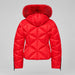 Goldbergh womens Harumi Ski Jacket in Flame Red (Flame) - back. AI-generated from manufacturer imagery.
