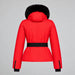 Goldbergh womens Hida Ski Jacket in Flame Red (Flame) - back. AI-generated from manufacturer imagery.