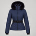 Goldbergh womens Hida Ski Jacket in French Blue (French Blue) - front. AI-generated from manufacturer imagery.