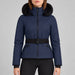 Goldbergh womens Hida Ski Jacket in French Blue (French Blue) - model front. AI-generated from manufacturer imagery.