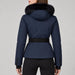 Goldbergh womens Hida Ski Jacket in French Blue (French Blue) - model back. AI-generated from manufacturer imagery.