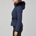 Goldbergh womens Hida Ski Jacket in French Blue (French Blue) - model side. AI-generated from manufacturer imagery.