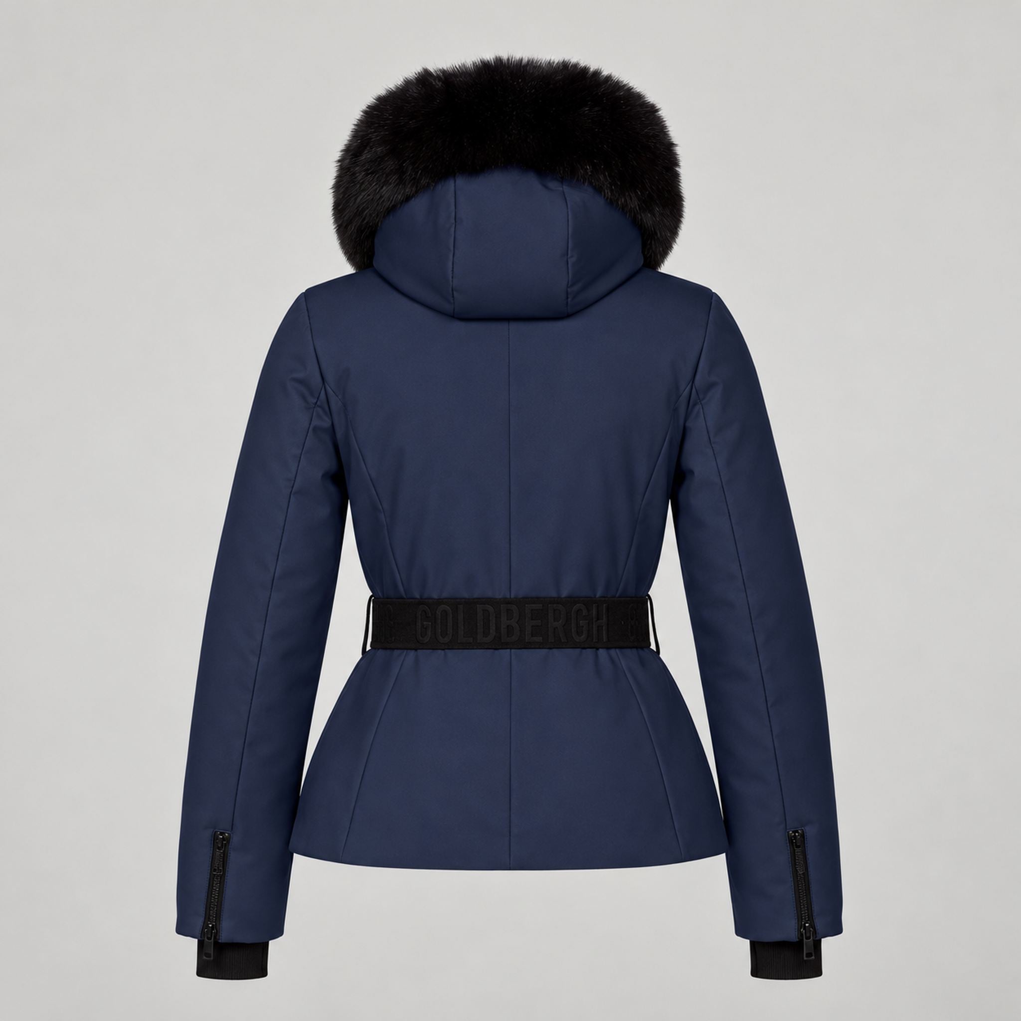 Goldbergh womens Hida Ski Jacket in French Blue (French Blue) - back. AI-generated from manufacturer imagery.