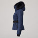 Goldbergh women's Hida Ski Jacket in French Blue – side view. AI-generated from manufacturer imagery.