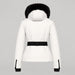 Goldbergh womens Hida Ski Jacket in White (Snow White) - back. AI-generated from manufacturer imagery.