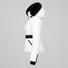 Goldbergh women's Hida Ski Jacket in White – side view. AI-generated from manufacturer imagery.