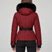 Goldbergh womens Hida Ski Jacket in Vino Rosso (Vino Rosso) - model back. AI-generated from manufacturer imagery.