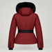 Goldbergh womens Hida Ski Jacket in Vino Rosso (Vino Rosso) - back. AI-generated from manufacturer imagery.