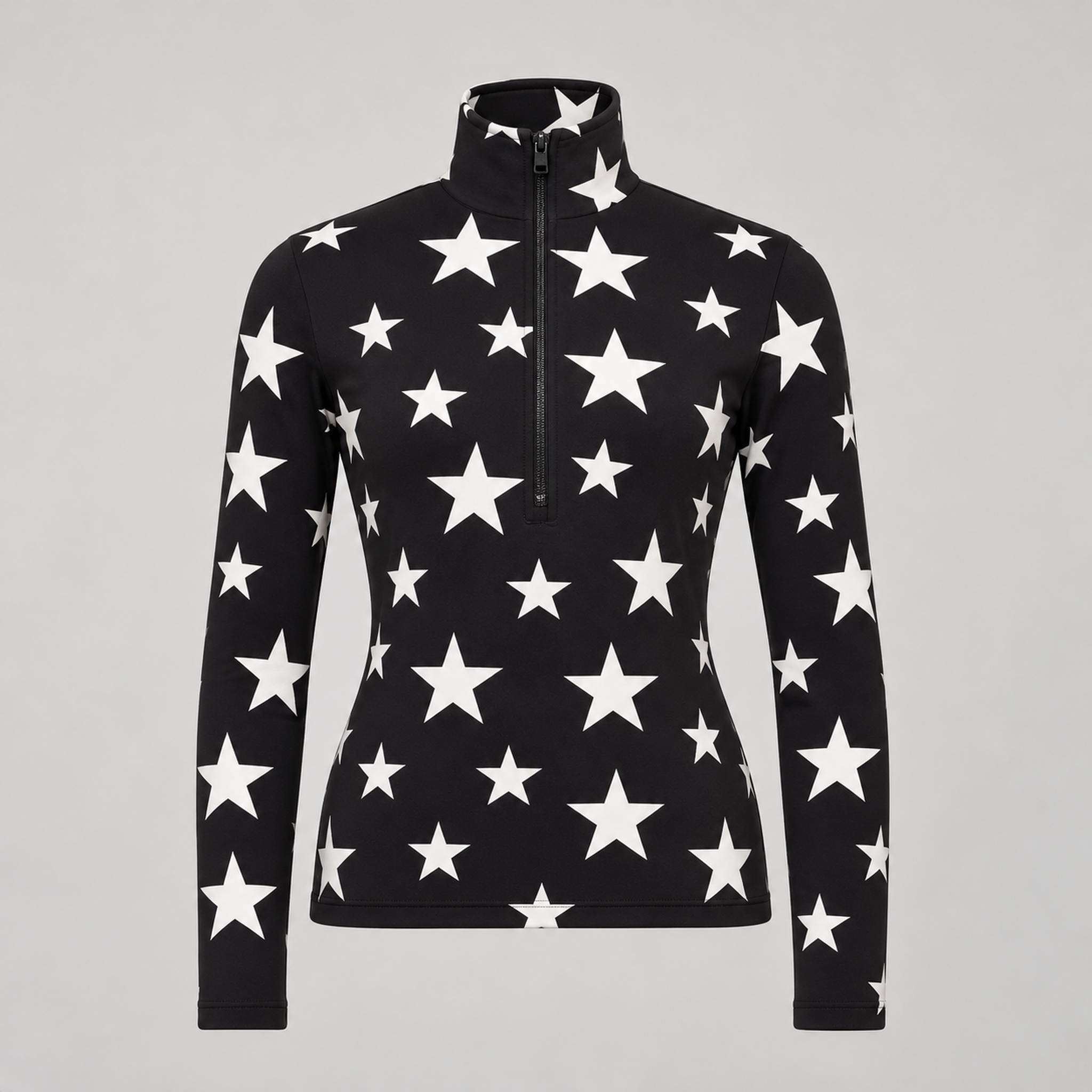 Goldbergh womens Hikari Pully in Black (Black) - front. AI-generated from manufacturer imagery.