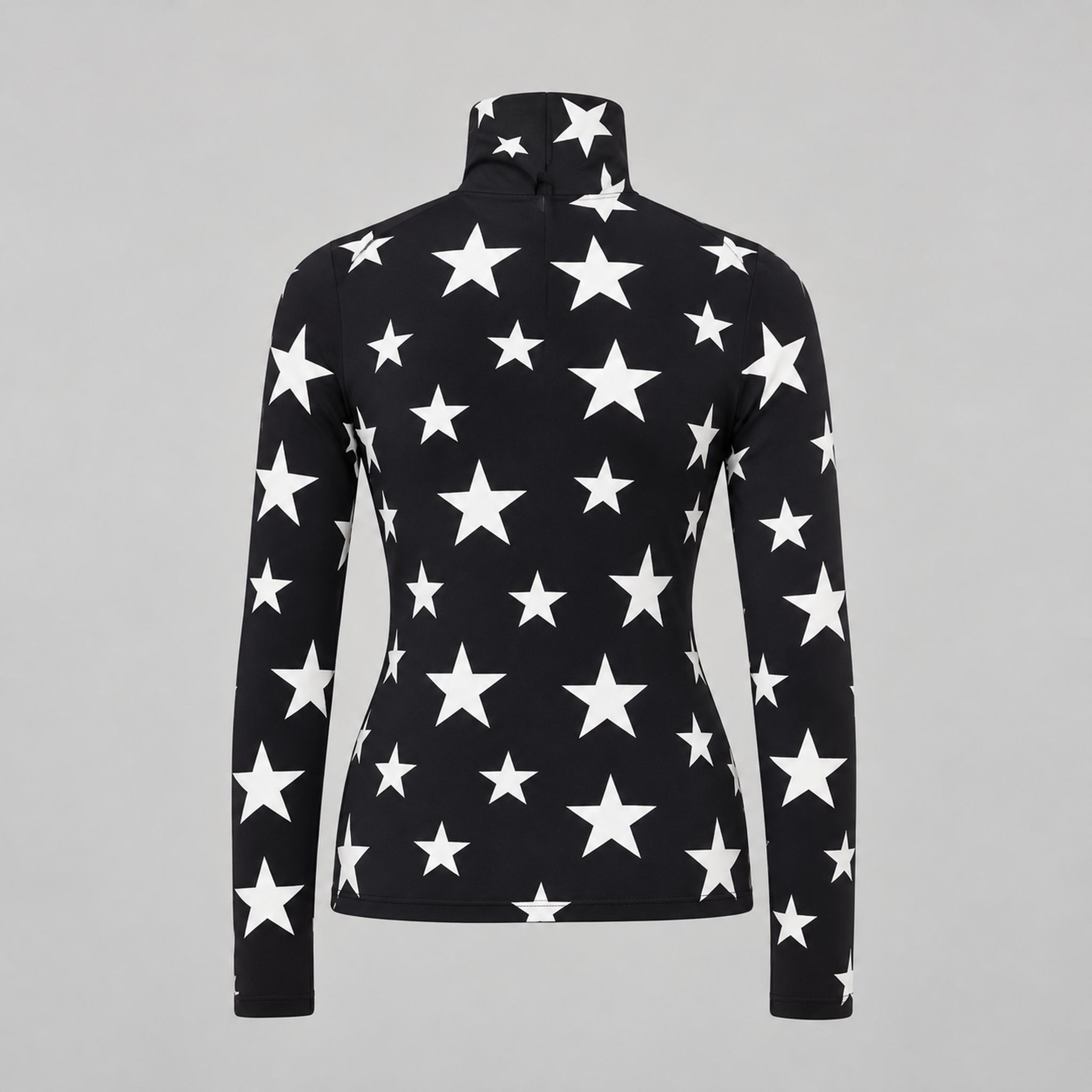 Goldbergh womens Hikari Pully in Black (Black) - back. AI-generated from manufacturer imagery.
