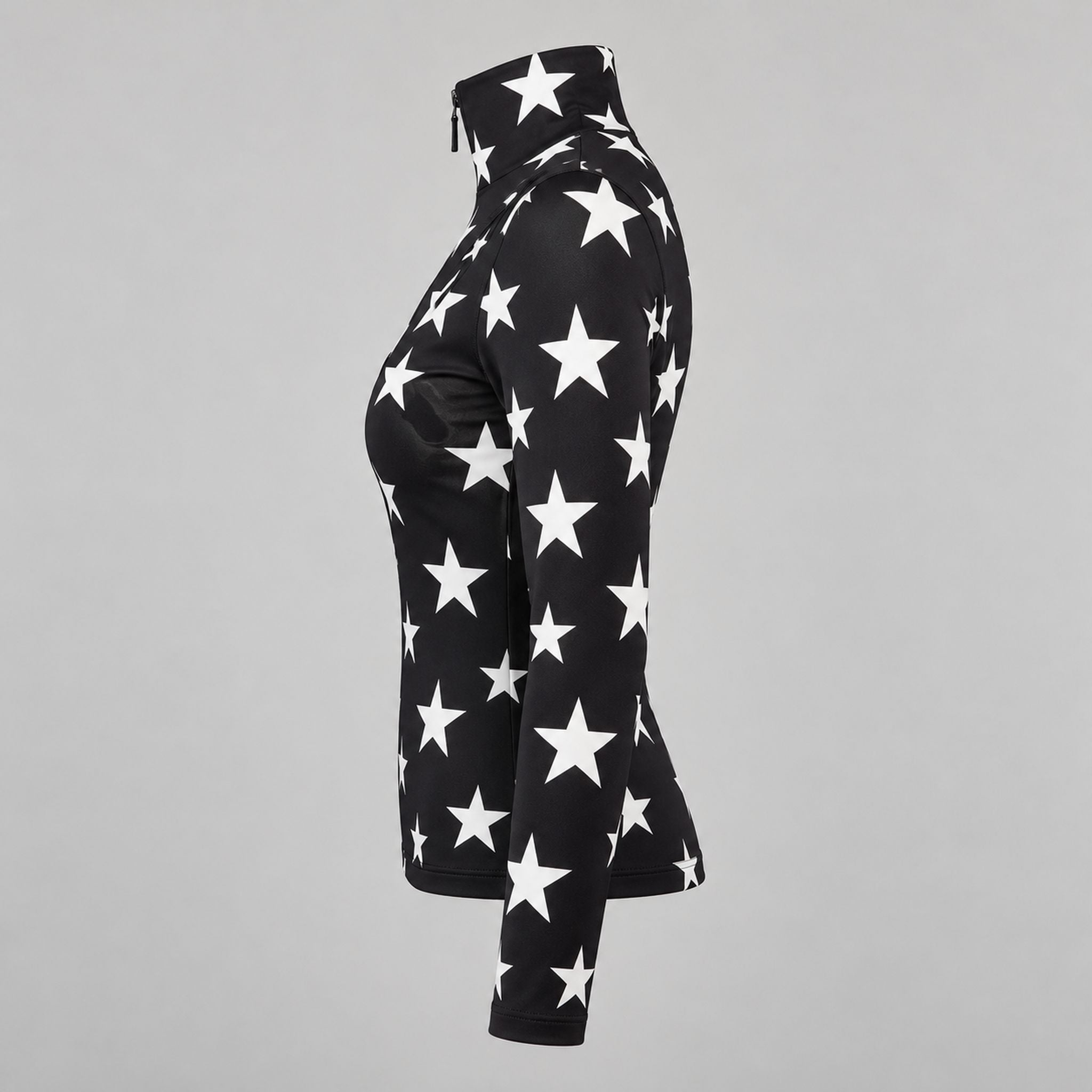 Goldbergh womens Hikari Pully in Black (Black) - side. AI-generated from manufacturer imagery.