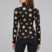 Goldbergh womens Hikari Pully in Black/Gold (Black/Gold) - model back. AI-generated from manufacturer imagery.