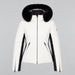 Goldbergh womens Kibo Ski Jacket (Snow White) - front. AI-generated from manufacturer imagery.