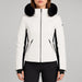 Goldbergh womens Kibo Ski Jacket (Snow White) - model front. AI-generated from manufacturer imagery.