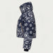 Goldbergh womens Kyoko Ski Jacket (Bandana Paisley Blue) - side. AI-generated from manufacturer imagery.