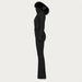 Goldbergh womens Parry Longer Length Ski Suit in Black (Black) - side. AI-generated from manufacturer imagery.