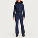 Goldbergh womens Parry Ski Suit in French Blue (French Blue) - model front. AI-generated from manufacturer imagery.