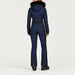 Goldbergh womens Parry Ski Suit in French Blue (French Blue) - model back. AI-generated from manufacturer imagery.