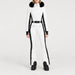 Goldbergh womens Parry Ski Suit in White (Snow White) - model front. AI-generated from manufacturer imagery.