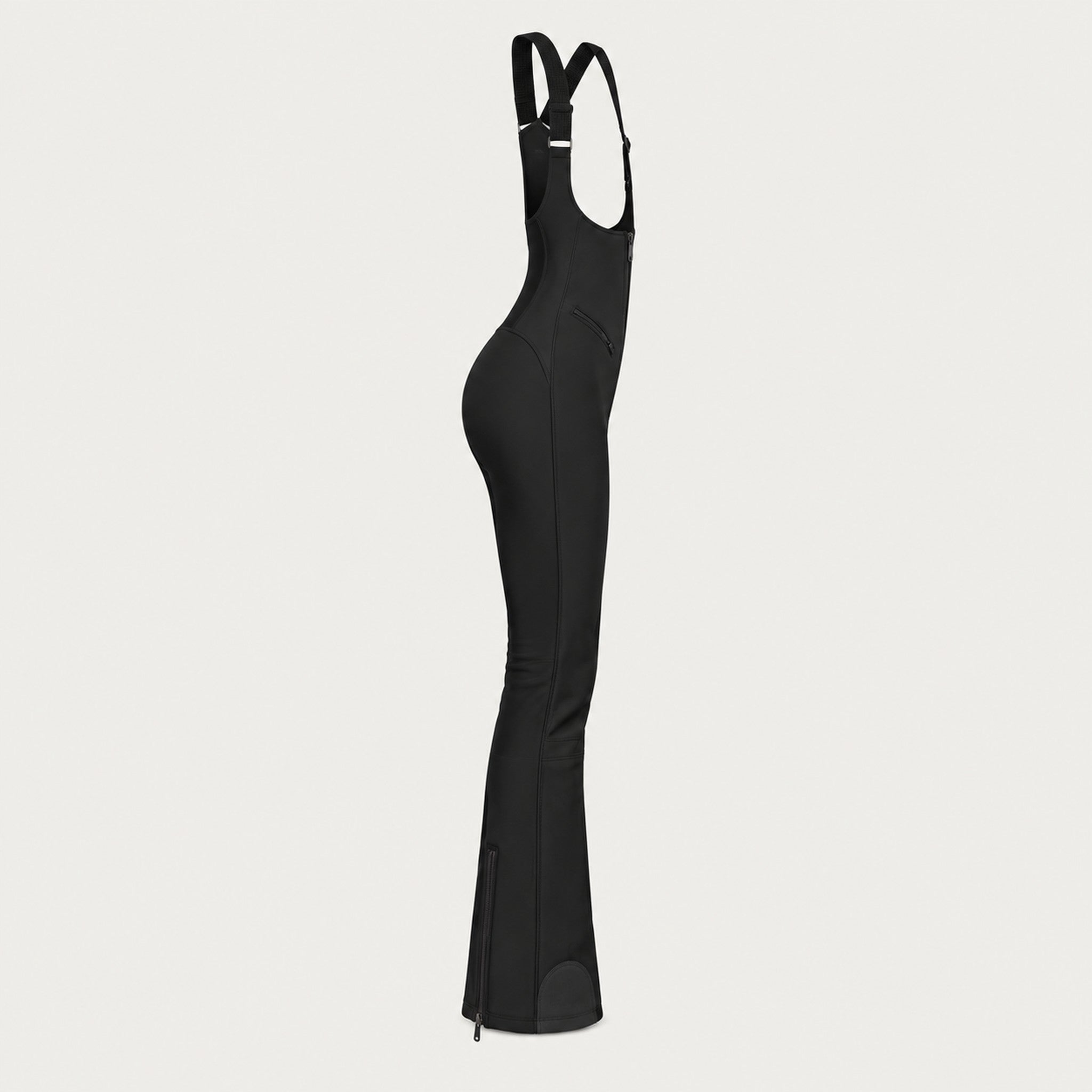 Goldbergh womens Phoebe Salopettes in Black (Black) - side. AI-generated from manufacturer imagery.