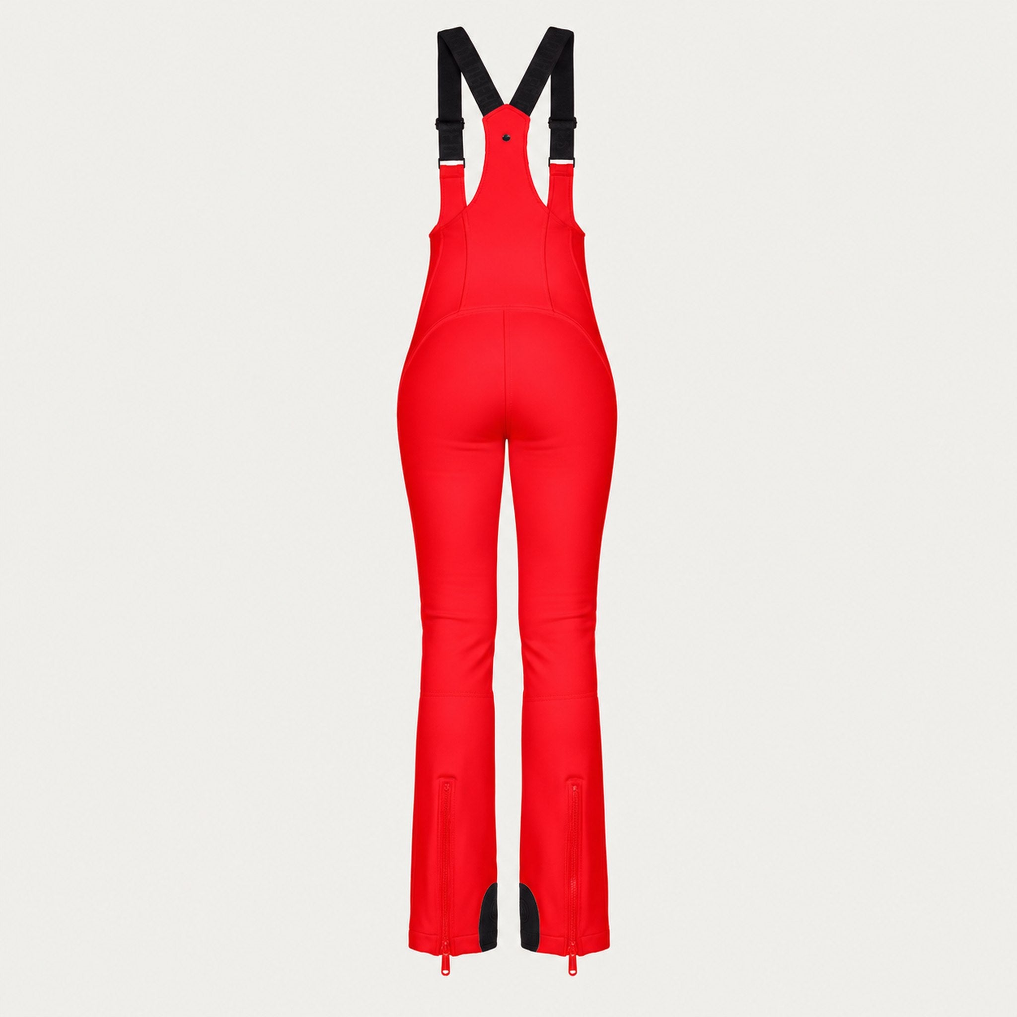 Goldbergh womens Phoebe Salopettes in Flame Red (Flame) - back. AI-generated from manufacturer imagery.