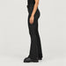 Goldbergh womens Pippa Longer Length Ski Pants in Black (Black) - model side. AI-generated from manufacturer imagery.
