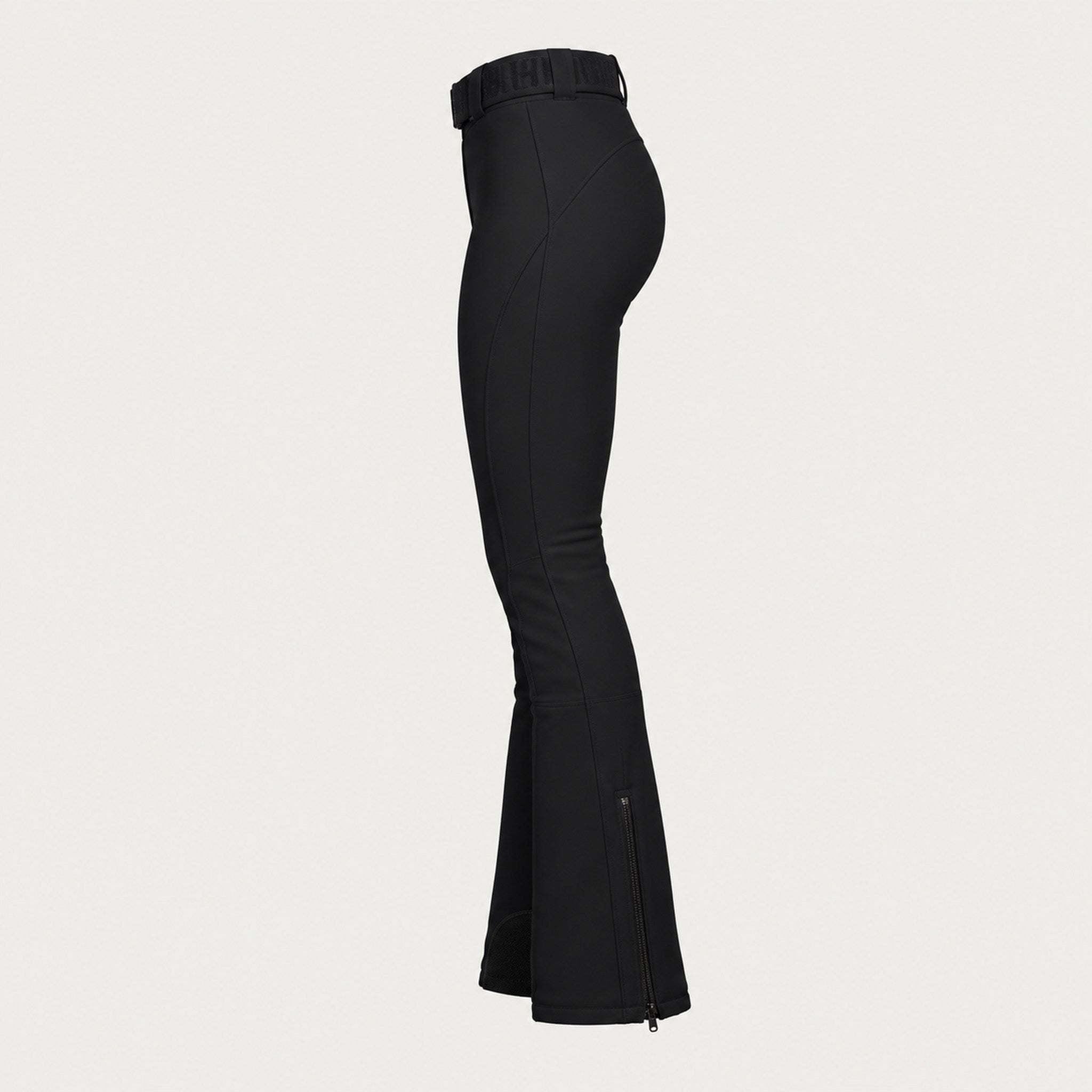 Goldbergh womens Pippa Longer Length Ski Pants in Black (Black) - side. AI-generated from manufacturer imagery.