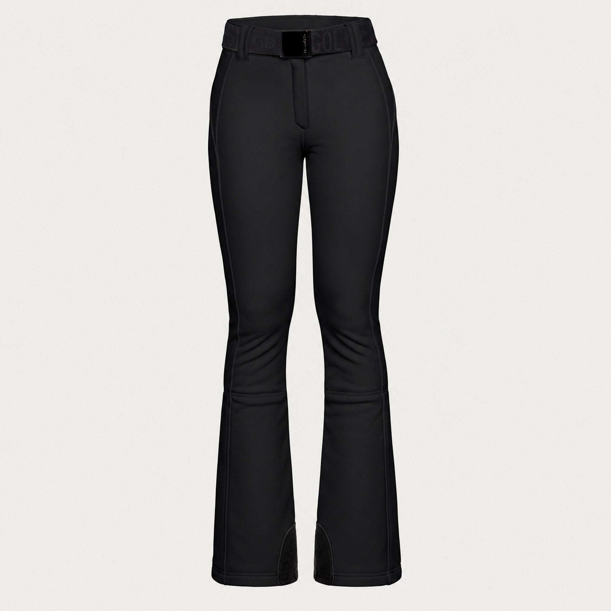 Goldbergh womens Pippa Ski Pants in Black (Black) - front. AI-generated from manufacturer imagery.
