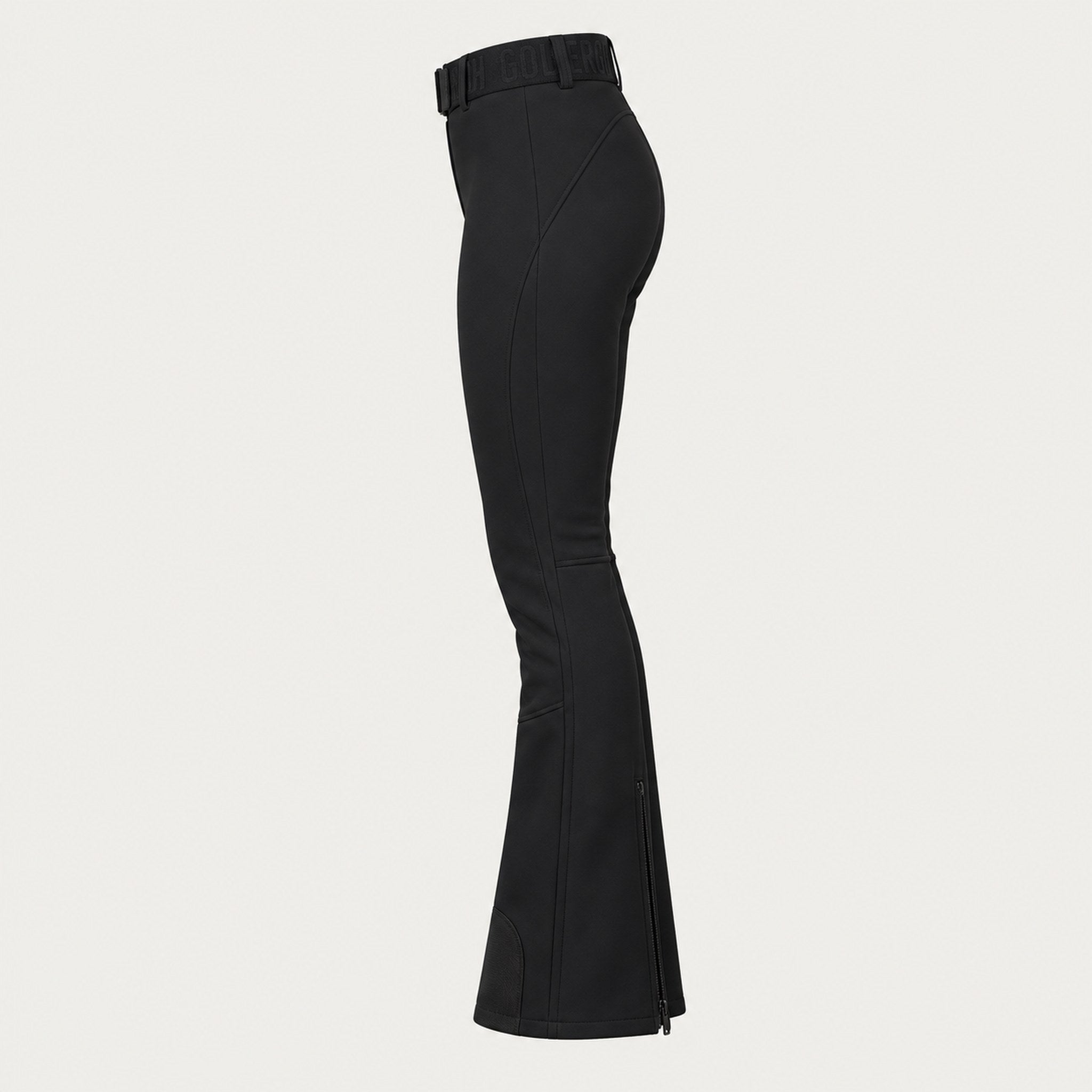 Goldbergh womens Pippa Ski Pants in Black (Black) - side. AI-generated from manufacturer imagery.