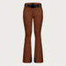 Goldbergh womens Pippa Ski Pants in Deep Mocha (Deep Mocha) - front. AI-generated from manufacturer imagery.
