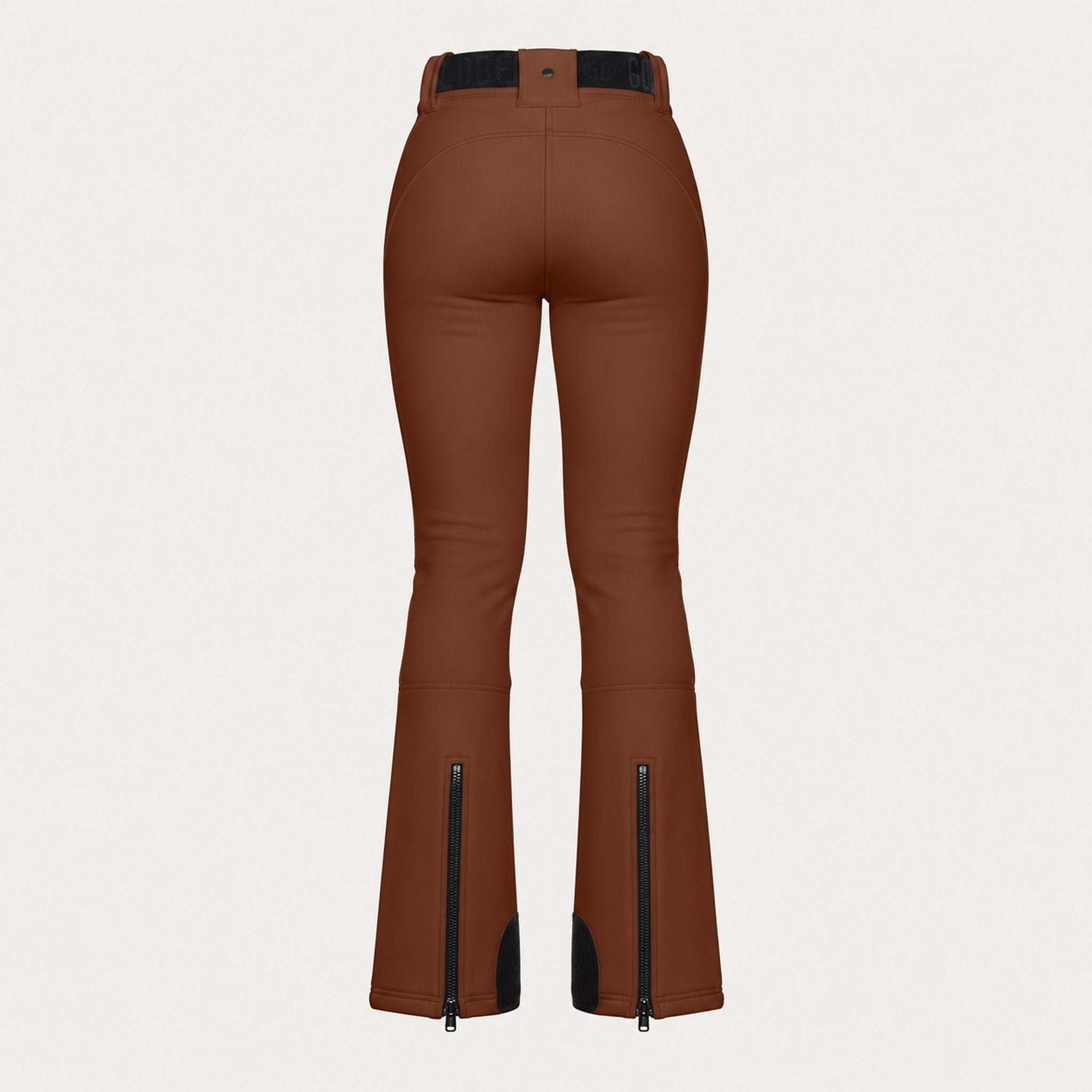 Goldbergh womens Pippa Ski Pants in Deep Mocha (Deep Mocha) - back. AI-generated from manufacturer imagery.