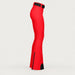 Goldbergh womens Pippa Ski Pants in Flame Red (Flame) - side. AI-generated from manufacturer imagery.