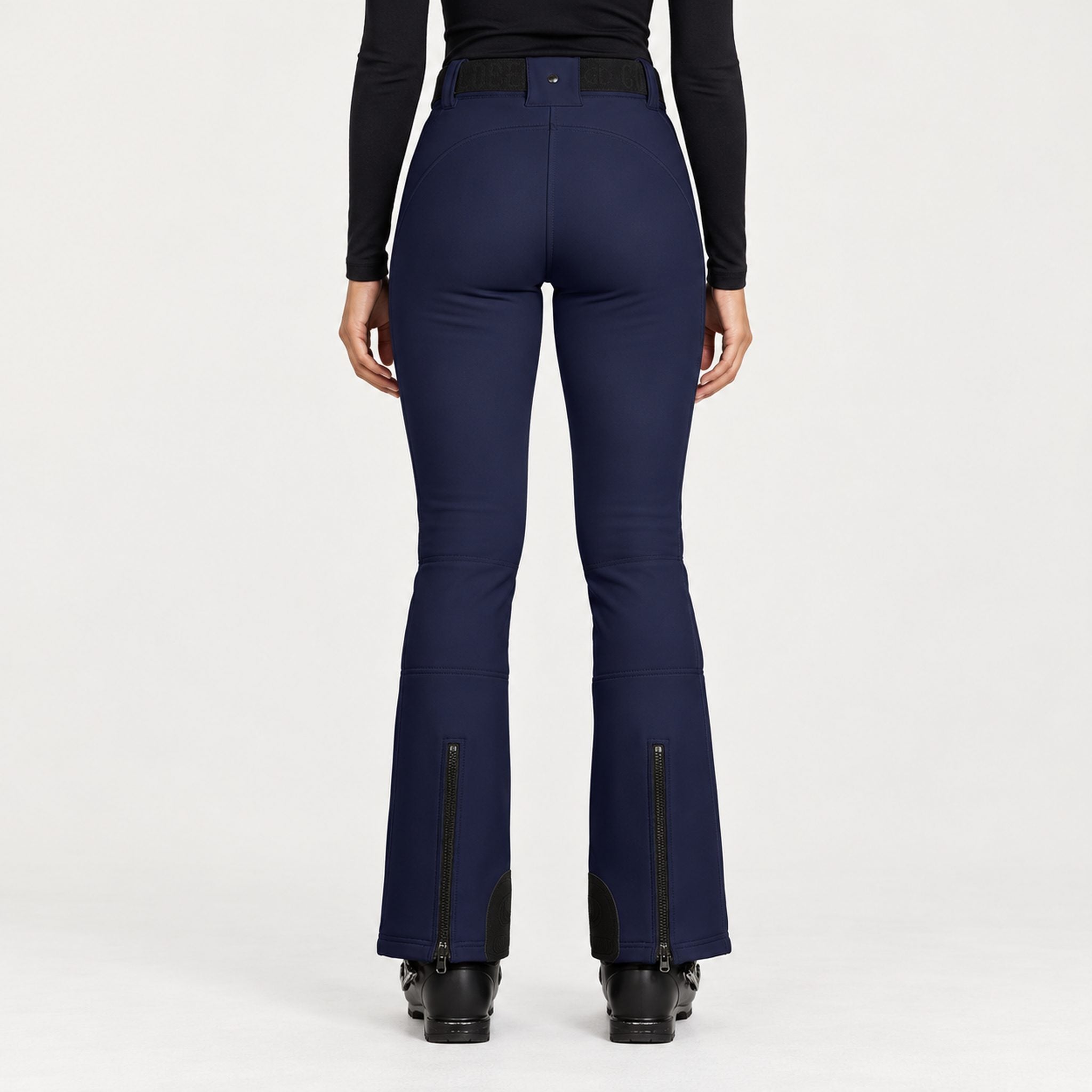 Goldbergh womens Pippa Ski Pants in French Blue (French Blue) - model back. AI-generated from manufacturer imagery.