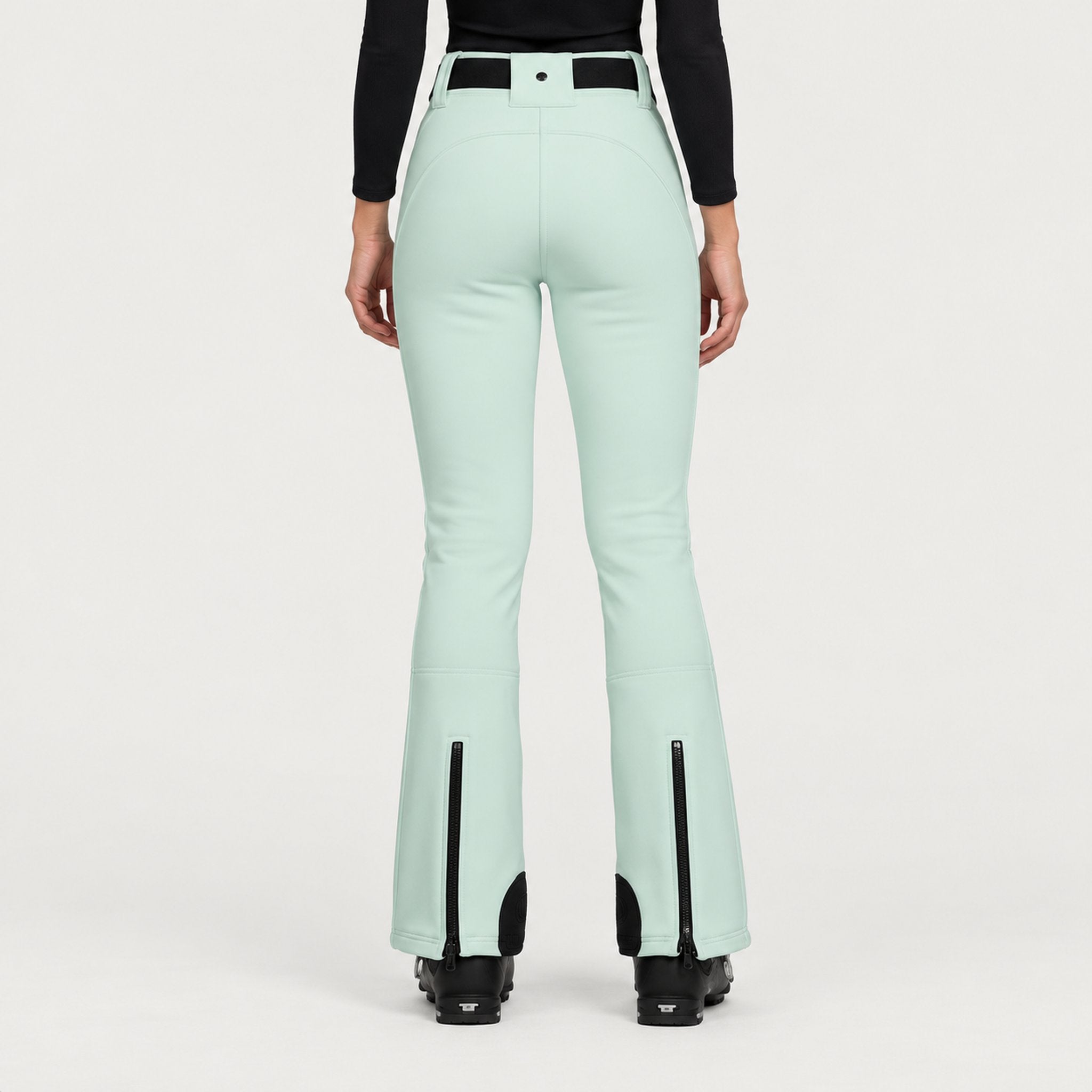 Goldbergh womens Pippa Ski Pants in Matcha Mint (Matcha Mint) - model back. AI-generated from manufacturer imagery.