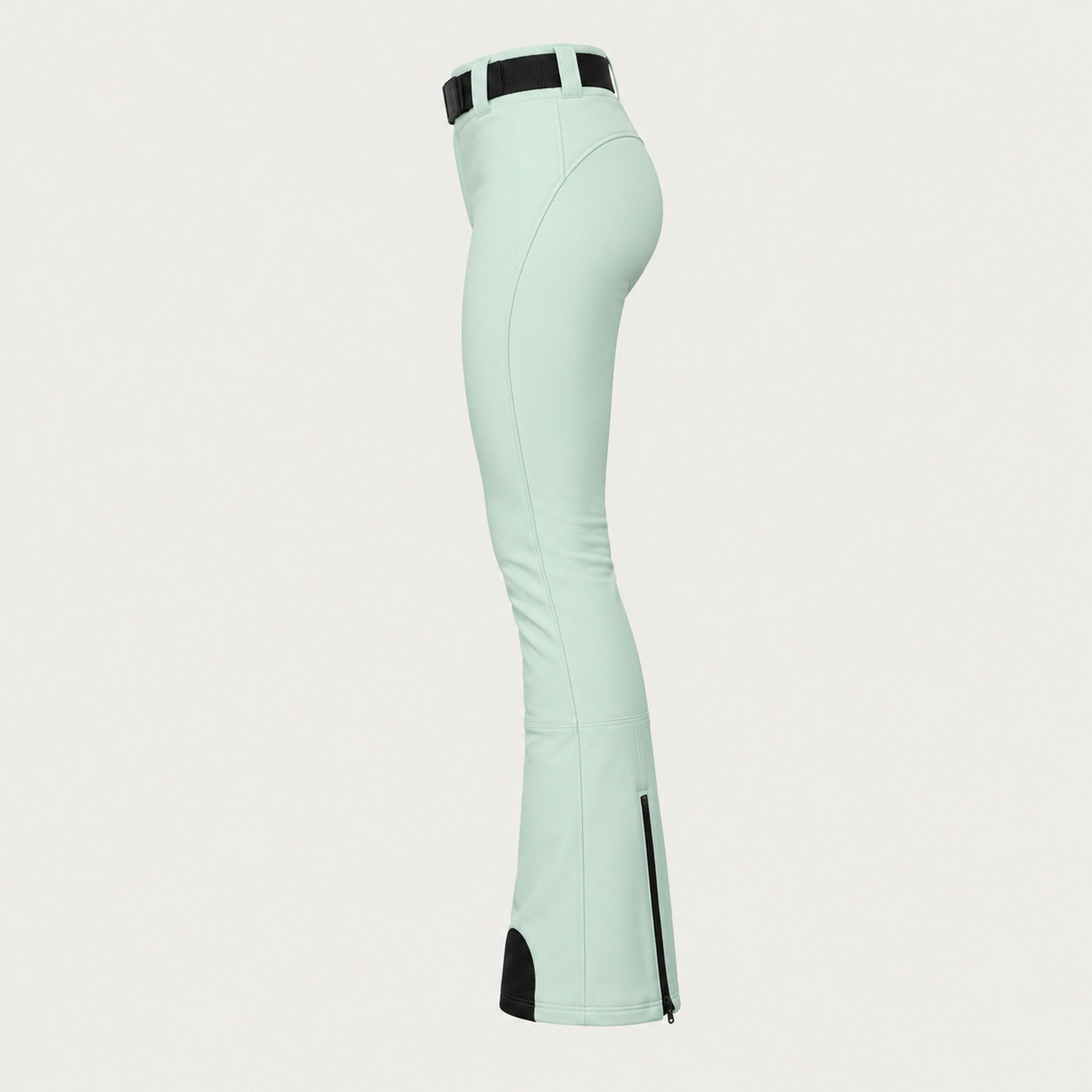 Goldbergh womens Pippa Ski Pants in Matcha Mint (Matcha Mint) - side. AI-generated from manufacturer imagery.