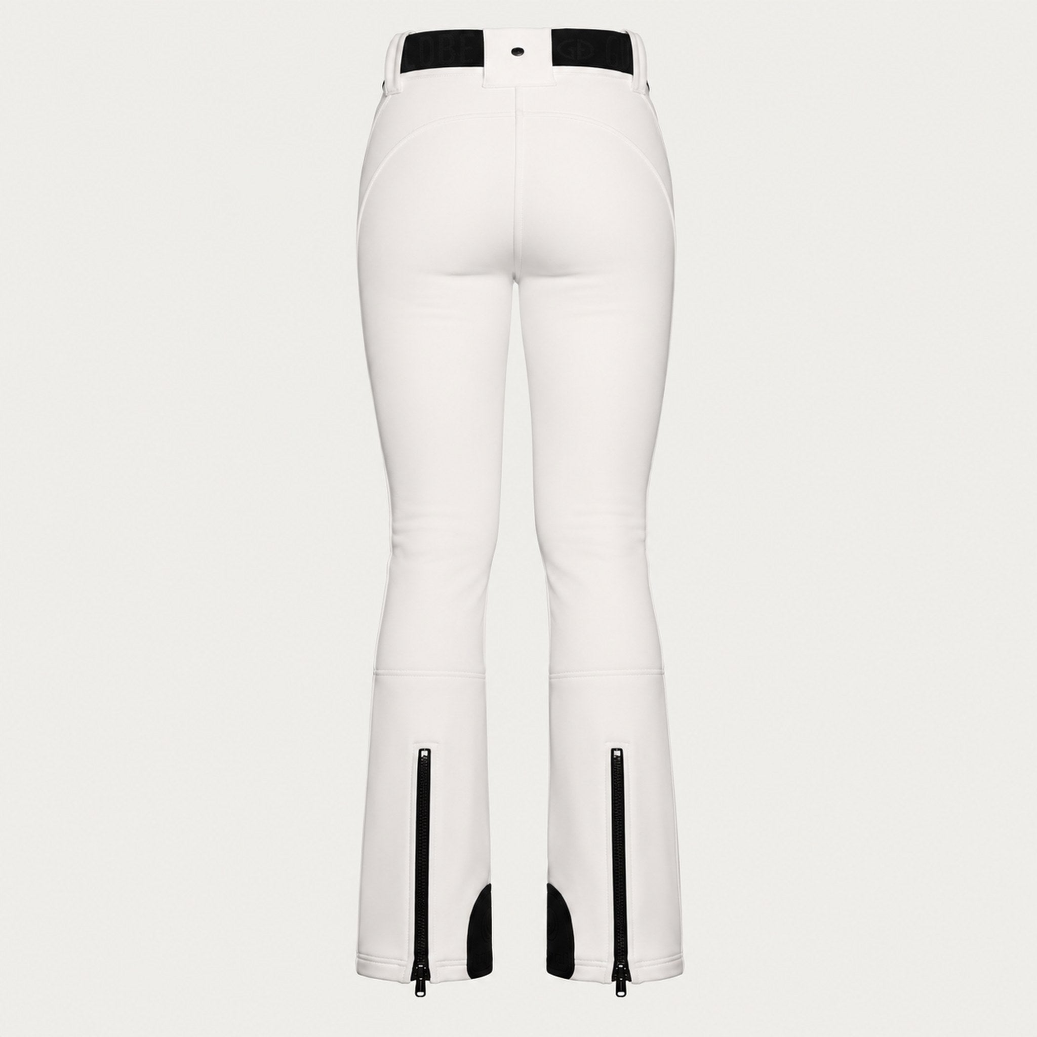 Goldbergh womens Pippa Ski Pants in White (Snow White) - back. AI-generated from manufacturer imagery.
