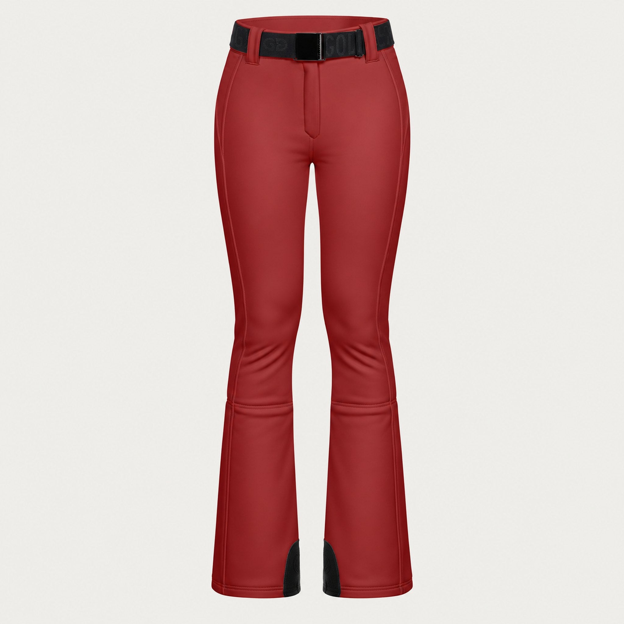 Goldbergh womens Pippa Ski Pants in Vino Rosso (Vino Rosso) - front. AI-generated from manufacturer imagery.