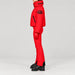 Goldbergh women's Porter Ski Jacket in Flame Red – side on model.